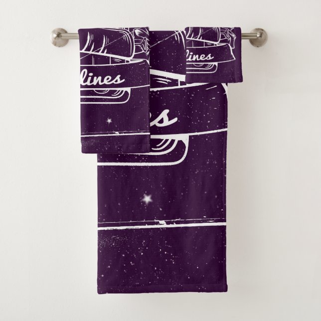 Sardines in a tin Distressed Bath Towel Set (Insitu)