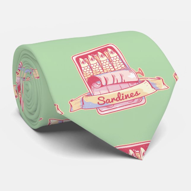 Sardines in a tin tie (Rolled)