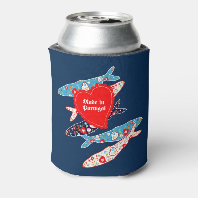 Sardines Made in Portugal Can Cooler (Can Back)