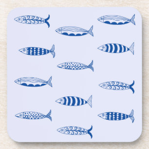 Sardines Pattern Coaster