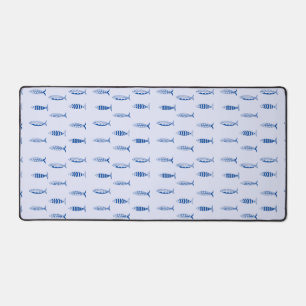 Sardines Pattern Desk Mat