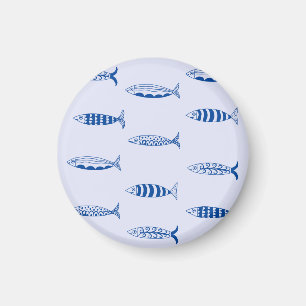 Sardines Pattern Magnet