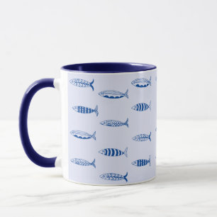 Sardines Pattern Mug