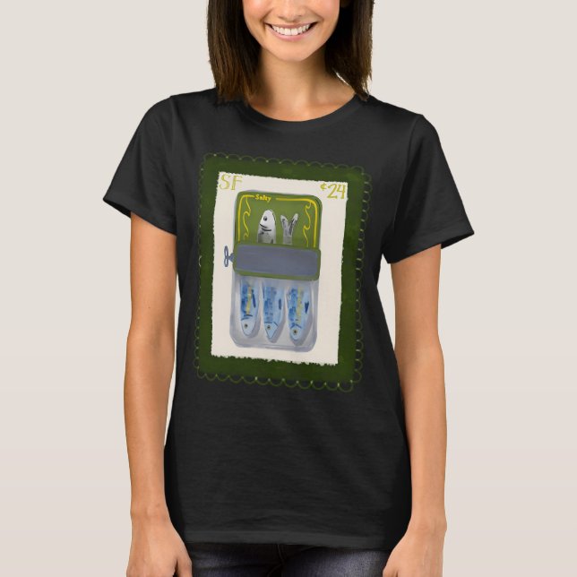 Sardines Stamp T-Shirt (Front)