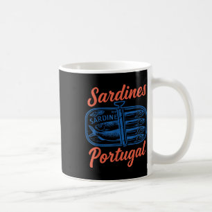 Sardines Tinned Fish Retro Graphic For Men Women Coffee Mug
