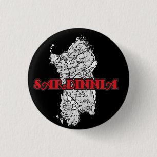 Sardinia 1 Inch Round Button