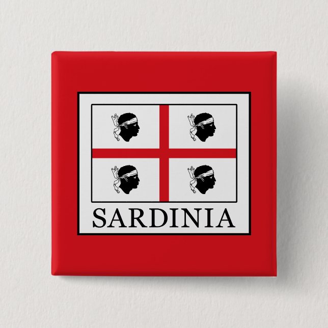 Sardinia 2 Inch Square Button (Front)