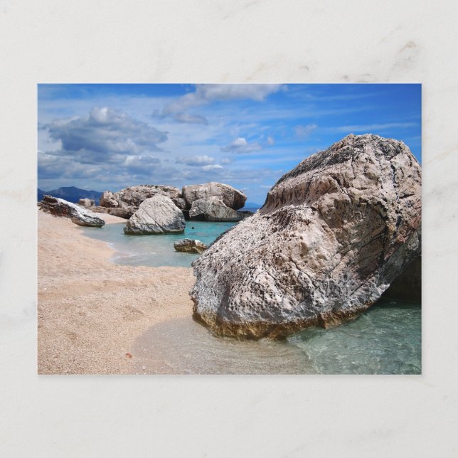 Sardinia beach postcard (Front)