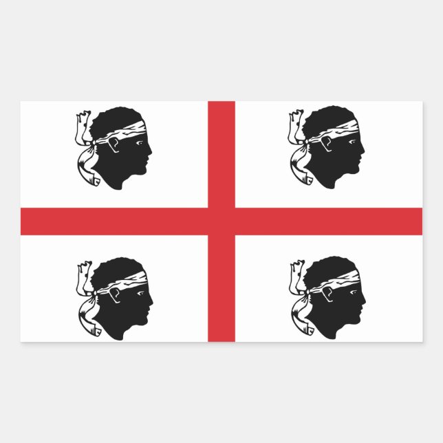 sardinia flag italy region island ethnic sticker (Front)