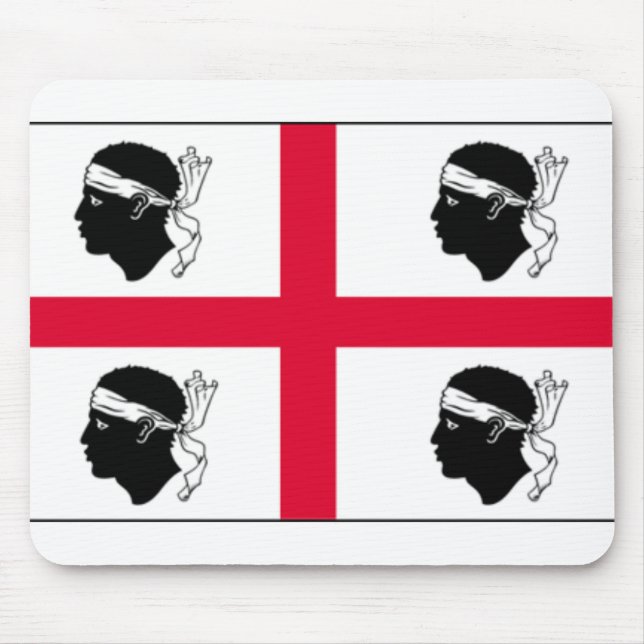 Sardinia Flag Mousepad (Front)
