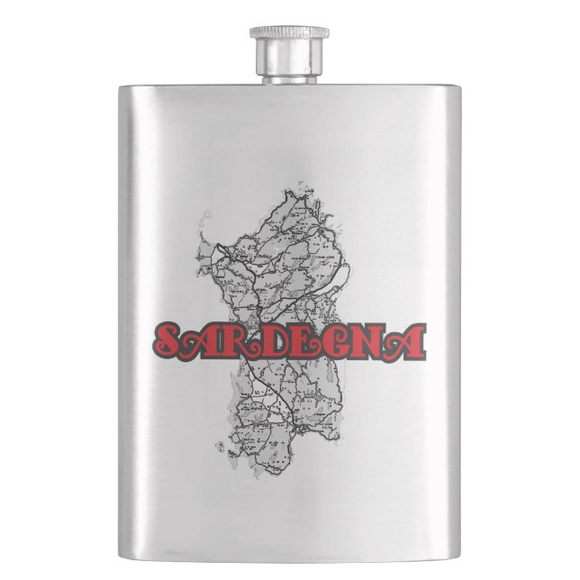 Sardinia Hip Flask (Front)