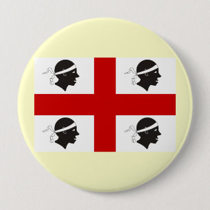 Sardinia, Italy 4 Inch Round Button