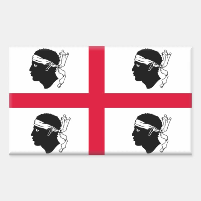 Sardinia (Italy) Flag Sticker (Front)