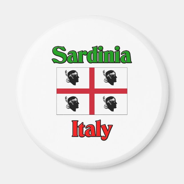 Sardinia Italy Magnet (Front)