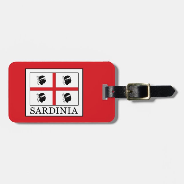 Sardinia Luggage Tag (Front Horizontal)