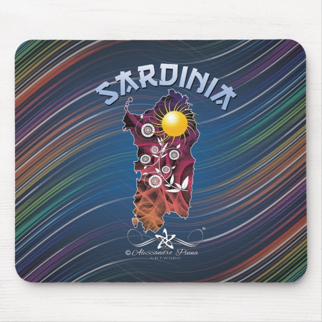 Sardinia Mouse Pad (Front)