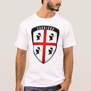 Sardinia, Shield Crest T-Shirt