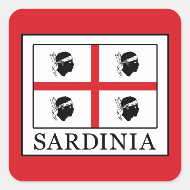 Sardinia Square Sticker (Front)