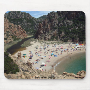 Sardinian beach mouse pad