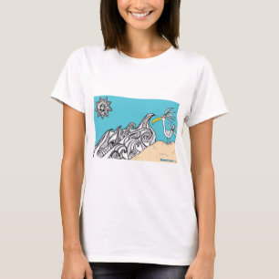 Sardonic Beach Birds T-Shirt
