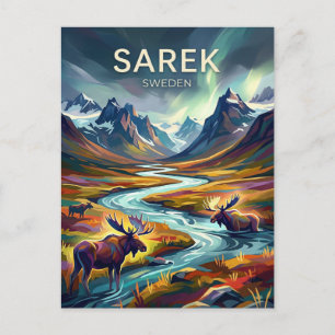 Sarek National Park Sweden Postcard