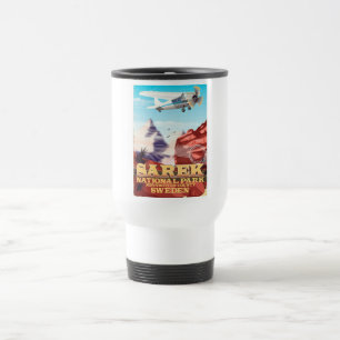 Sarek National Park Sweden vintage travel poster Mug