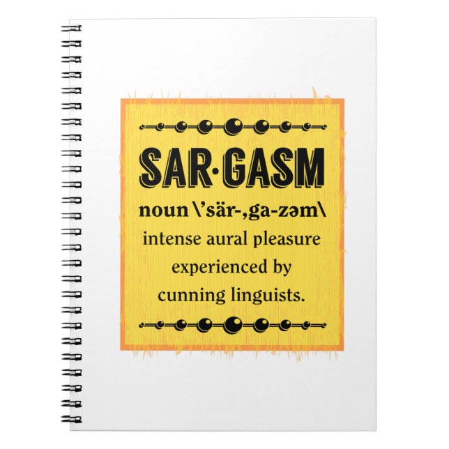 Sargasm Notebook (Front)