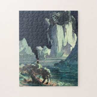 Sargasso Sea Grim Reaper & Sinking of Titanic Jigsaw Puzzle