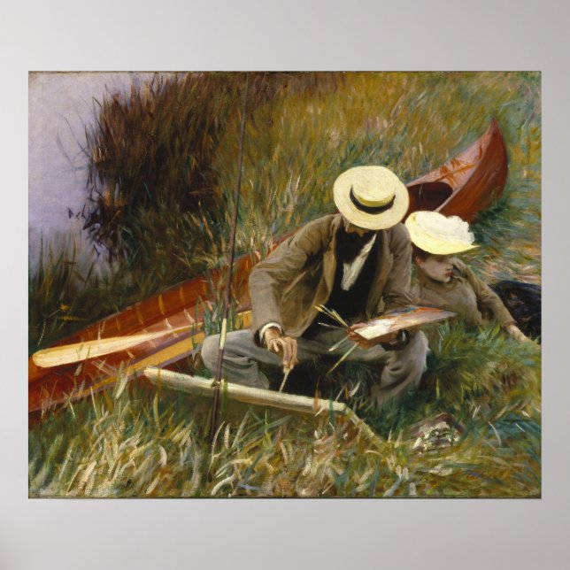 Sargent An Out-of-Doors Study Poster (Front)