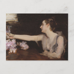 Sargent - Madame Gautreau Drinking a Toast Postcard