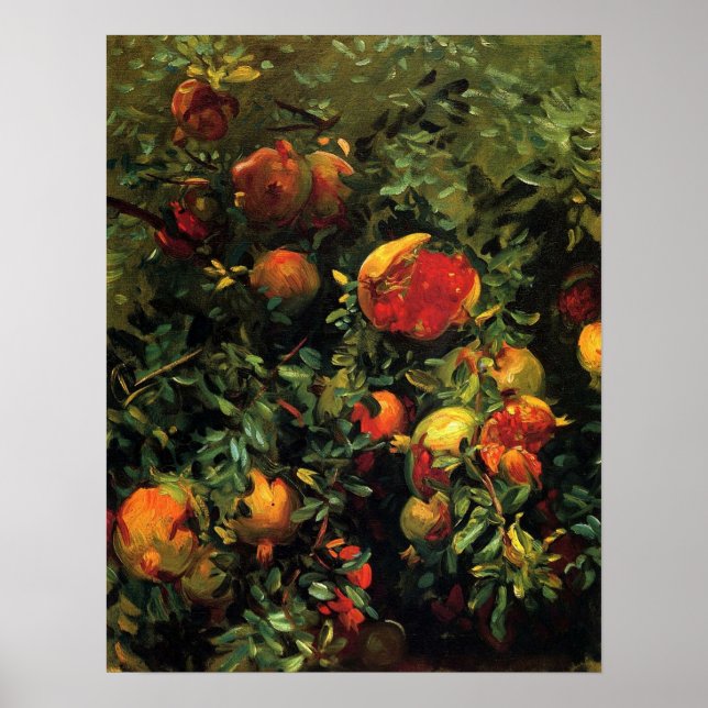 Sargent - Pomegranates Majorca 1908 Poster (Front)