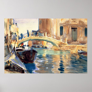 Sargent - Ponte San Giuseppe Di Castello Venice Poster