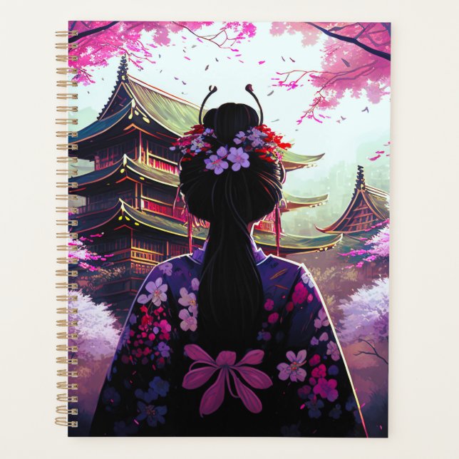 Sari Cherry blossoms - planner (Front)