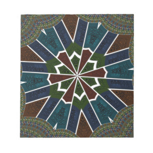 Sari Inspired Design with Intricate Details Notepad