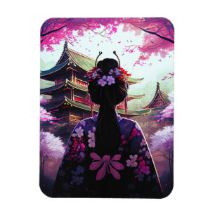 Sari Kirschblüten - Flexibler Fotomagnet Magnet