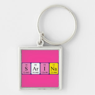 Sarina periodic table name keyring