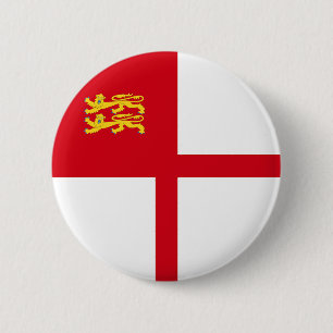 Sark Flag 2 Inch Round Button
