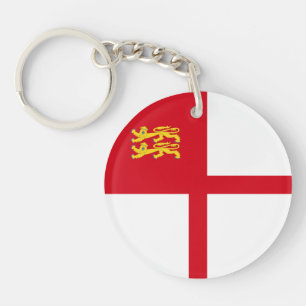 Sark Flag Keychain