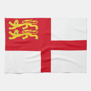 Sark Flag Kitchen Towel