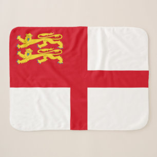 Sark Flag Sherpa Blanket