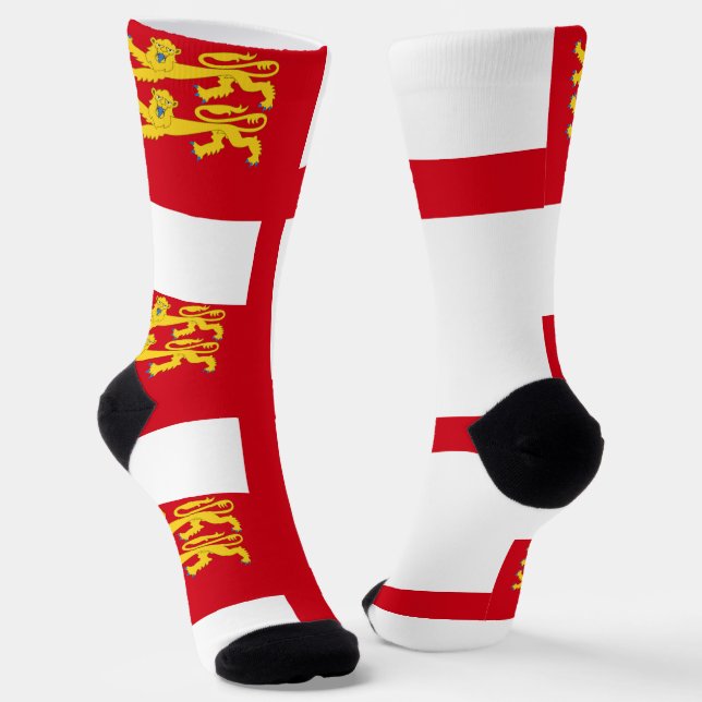 Sark Flag Socks (Angled)