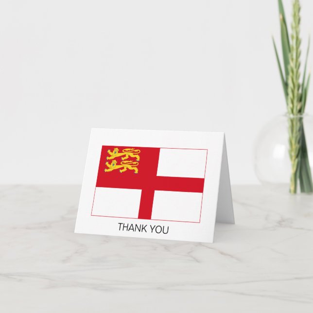 Sark Flag Thank You Card (Front)