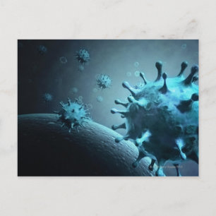 SARS Coronavirus Postcard