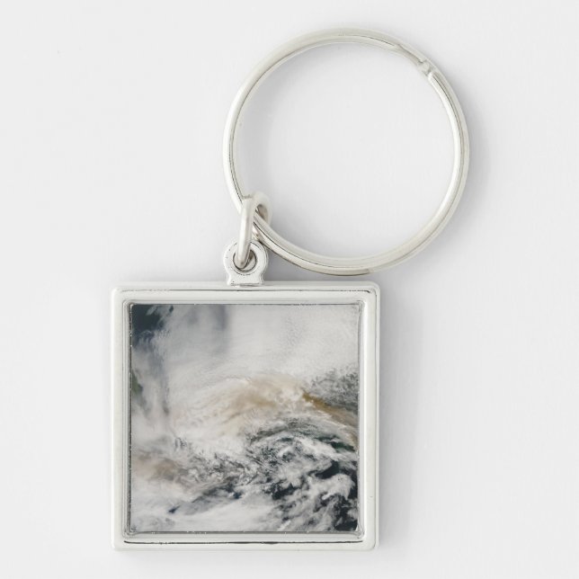 Sarychev Peak blowing across the Sea of Okhotsk Keychain (Front)