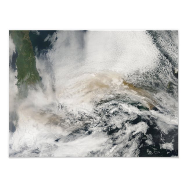 Sarychev Peak blowing across the Sea of Okhotsk Photo Print (Front)