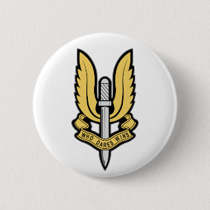 SAS Insignia 2 Inch Round Button