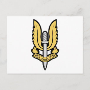 SAS Insignia Postcard