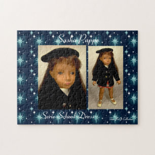 Sasha Doll Puzzle School Dress