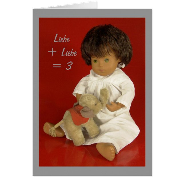 Sasha Geburtsanzeige Karte (Front)