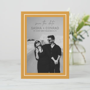 Sasha Marigold Modern Wedding Save The Date